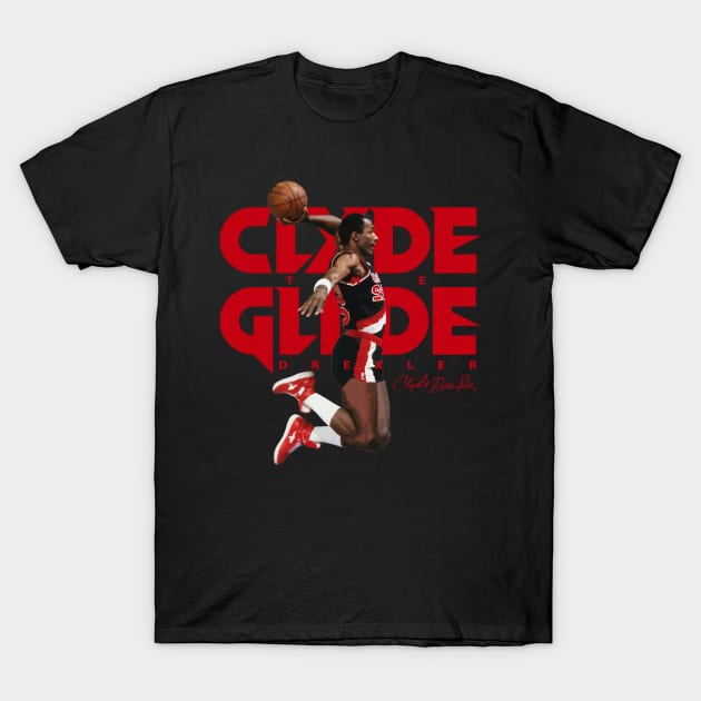 Clyde Drexler T-Shirt by Juantamad